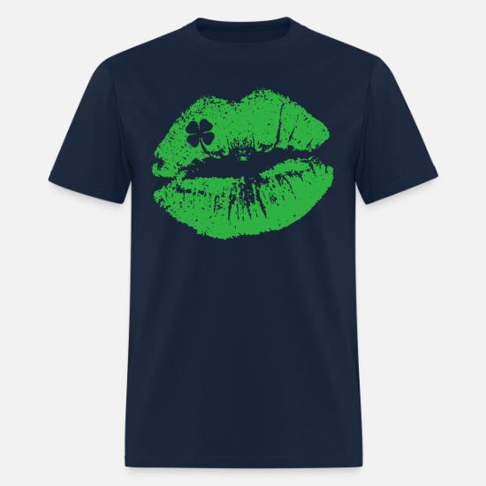 Kiss Lips Green Shamrock 